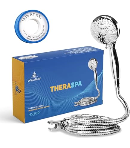 T AquaBliss SF400 Shower Filter + TheraSpa 6-Mode Hand Shower